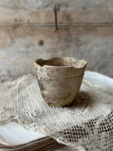 Sweet rustic flower pot