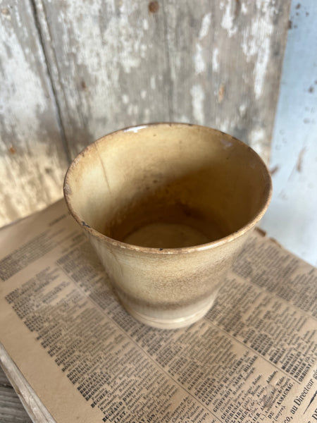 Beautiful Crazed Buttery Cup