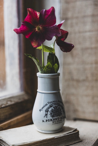 Small Creil et Montereau French Mustard Jar