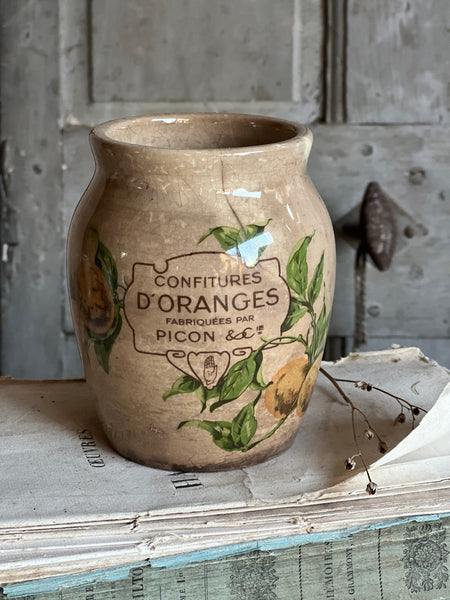 Vintage D’oranges Confit Jar
