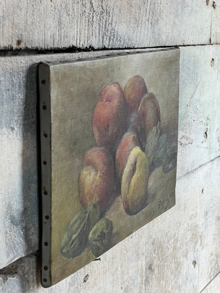 French Fruit Oil Painting on Canvas 1943