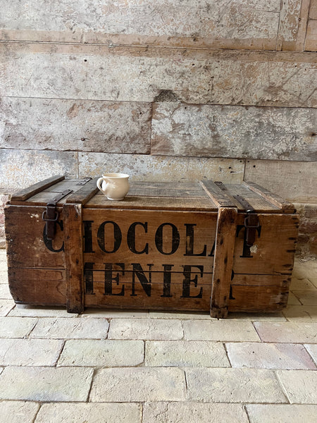 Vintage Chocolat Menier Huge Crate