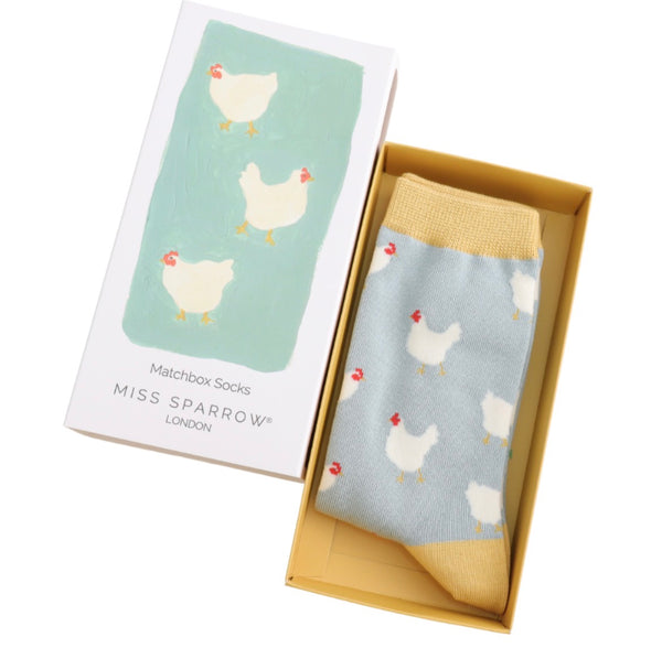 Women’s Matchbox Socks Hens