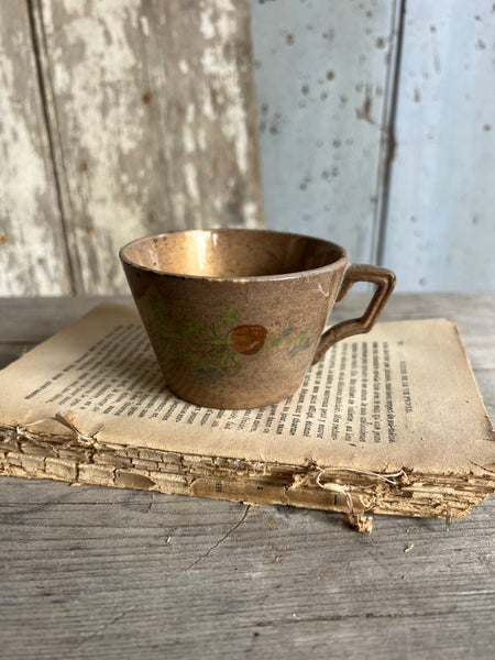 Beautiful Crazed Buttery Cup