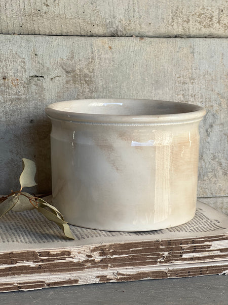 Antique Large French Wide Jar