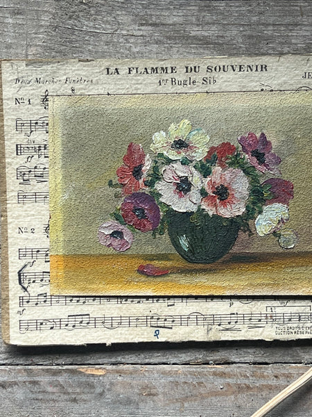 Small Floral Oil Painting