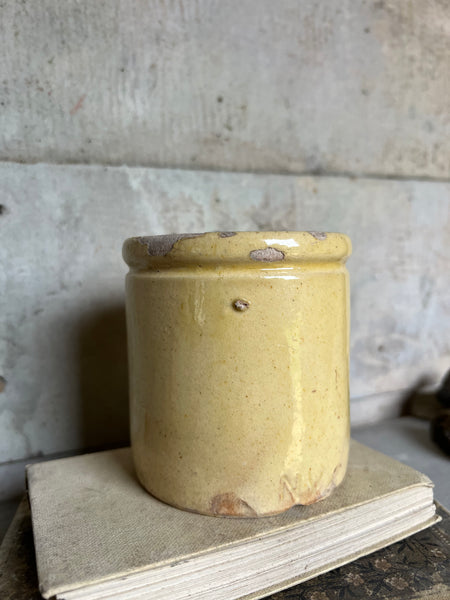 Antique Rustic Confiture Pot