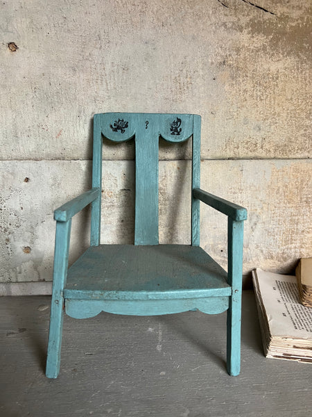 Vintage Dollys Painted Small Seat