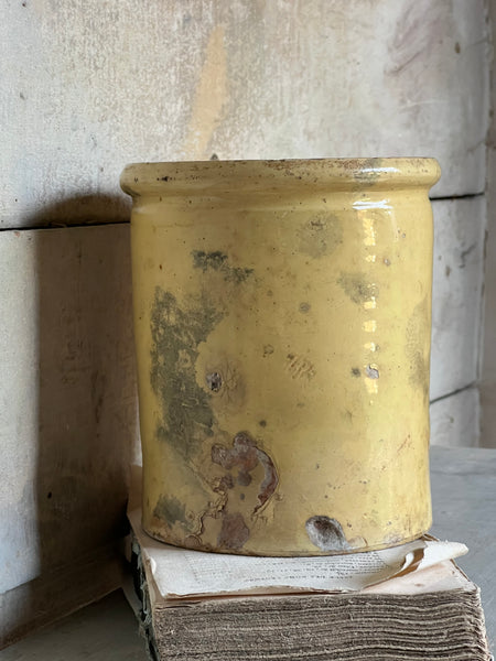Large Antique Confiture Pot
