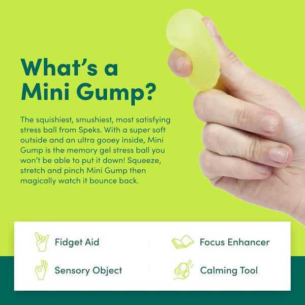Specks Mini Gump 4 Pack - The Memory Gel Stress Ball