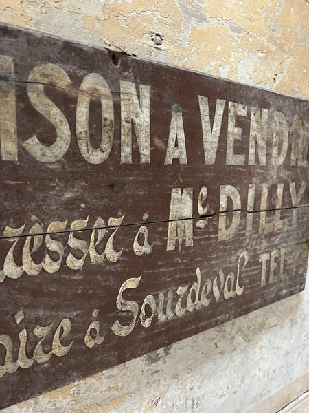 Vintage House for Sale Sign