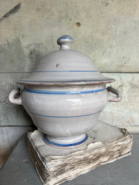 Antique Rare Lidded Soupiere