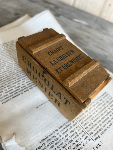 Mini Vintage Chocolat Menier Crate Box