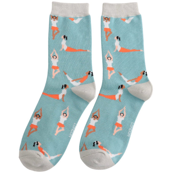 Women’s Matchbox Socks Yoga Poses