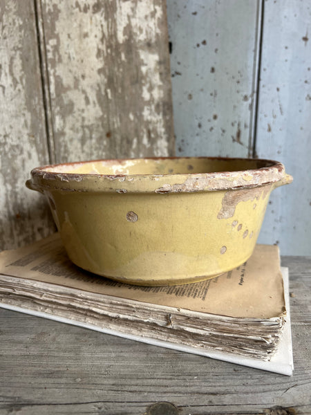 French Rustic Earthenware Bowl