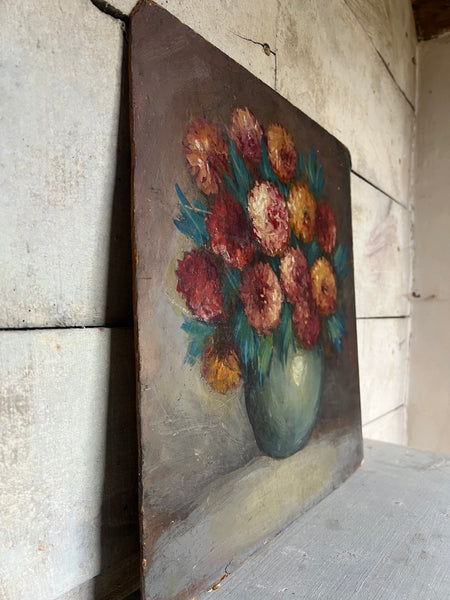 Floral Oil on Board