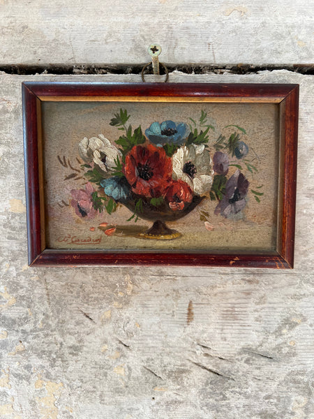 Small Floral in Vase Framed Painting