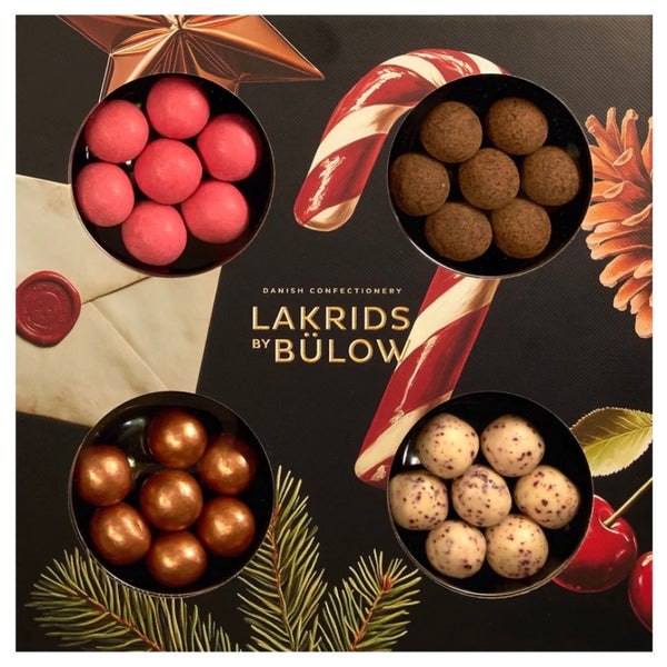 LAKRIDS SMALL WINTER LIQUORICE & CHOCOLATE SELECTION BOX (165G)