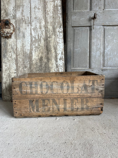 Vintage Chocolat Menier Crate