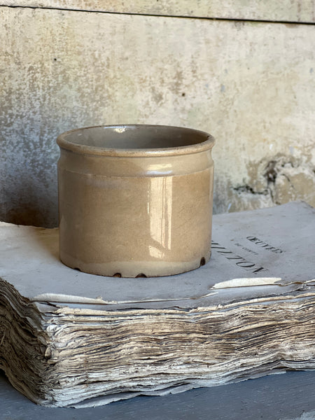French Creil Et Montereau Buttery Antique Pot