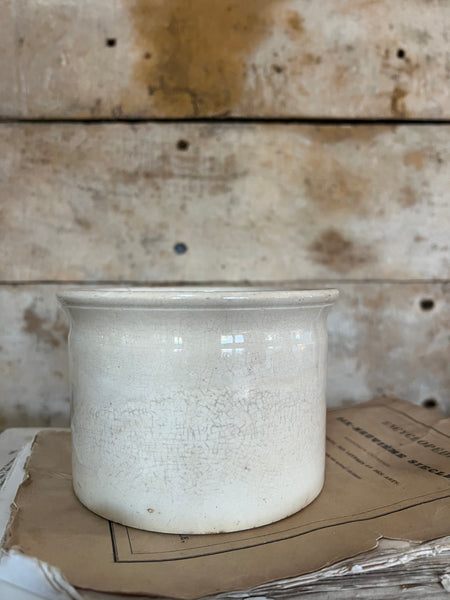 Antique Large French Wide Jar