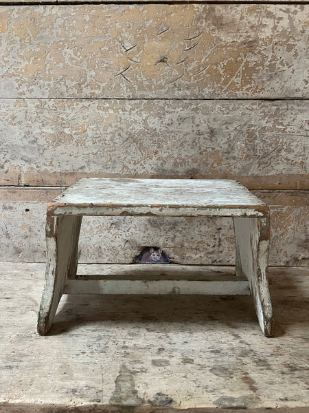 Large Vintage French Stool