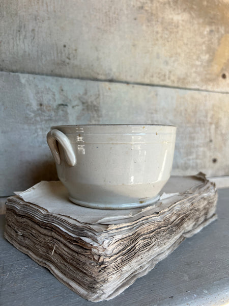 Sweet Handled Vintage French Bowl