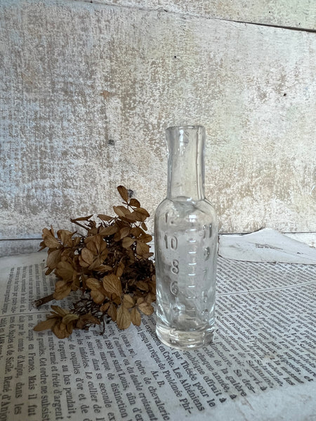 Mini Vintage French Bottle