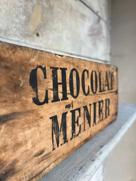 Vintage Chocolat Menier Crate
