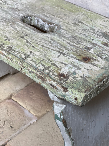 Large Vintage French Stool