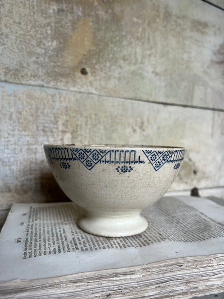 French Transferware Cafe au Lait bowl