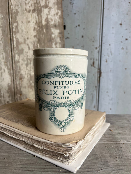 Vintage French Felix Potin Jar