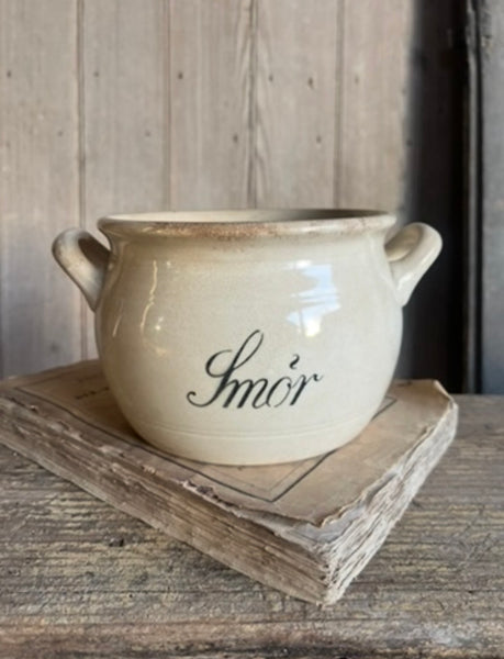 Antique Swedish Large Butter Dish