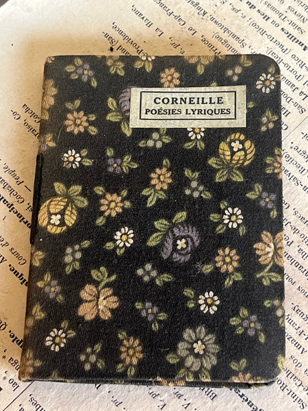 Miniature Fabric French Book