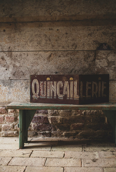 Vintage French Hardware Store Sign