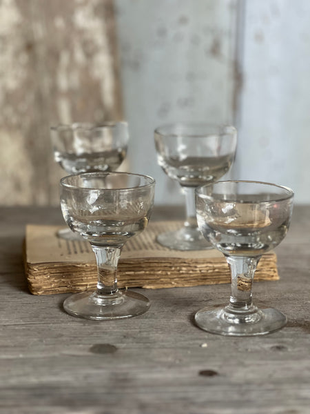 Collection of Sweet French Vintage Glasses