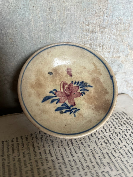Small French Vintage Plate