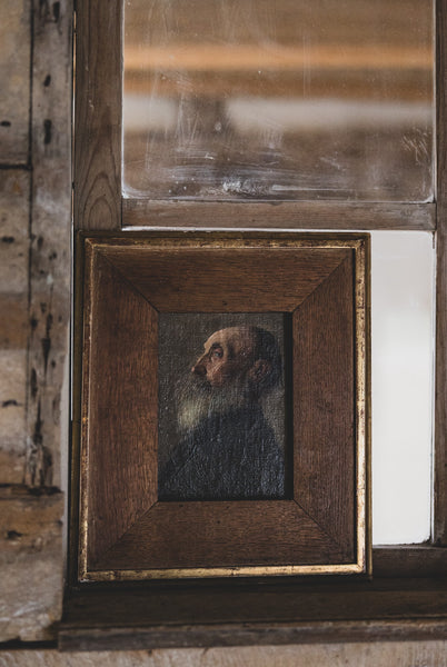 Framed Antique French Portrait