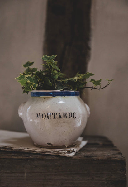 Small 19C French Mustard Jar