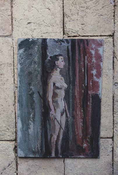 Beautiful Antique Painting on Board