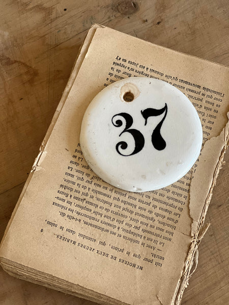 Antique Wine Cellar Bin Tag