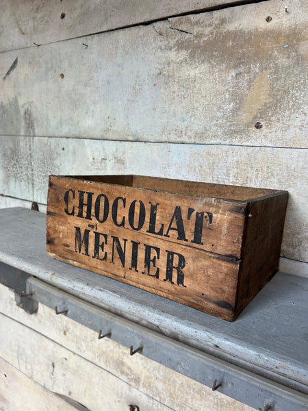 Vintage Chocolat Menier Crate
