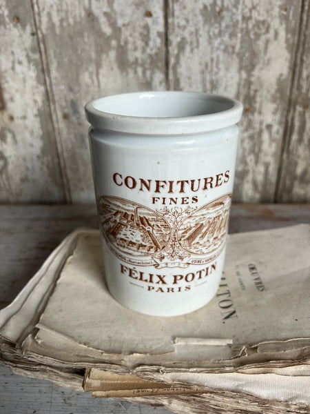 Vintage French Felix Potin Jar