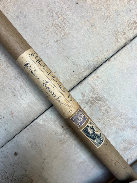 Vintage French Postal Tube