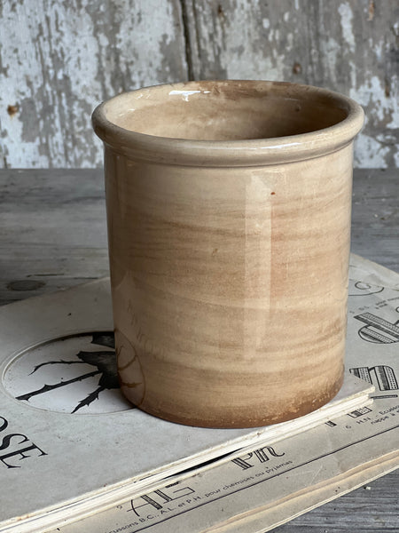 Buttery Antique Confiture Pot