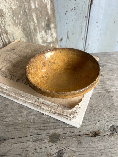 Antique Small Earthenware Bowl from Provence