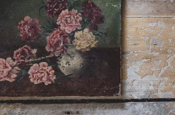 Floral Oil on Canvas