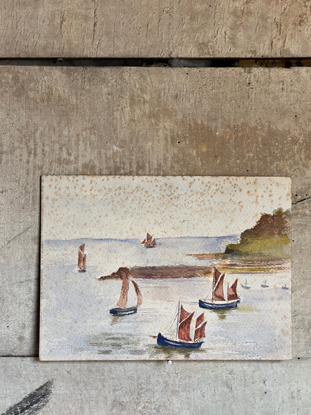 Gorgeous Boat Watercolour