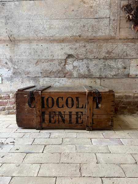 Vintage Chocolat Menier Huge Crate