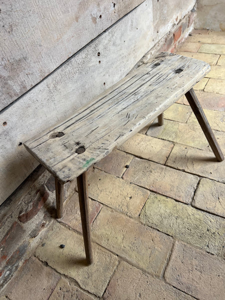 Rustic Vintage French Stool
